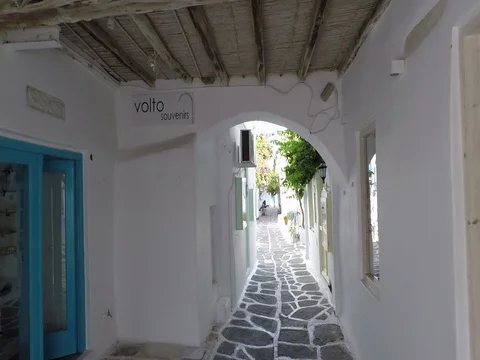 Naousa in Paros island, Greece Stock Footage 82183553