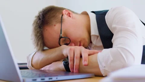 The Nap Revolution How Rest is Reshaping the Workplace Stock Footage 237836037