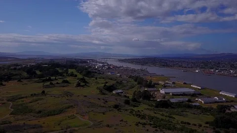 Napa River Mare Island Strait Stock Footage 79243692
