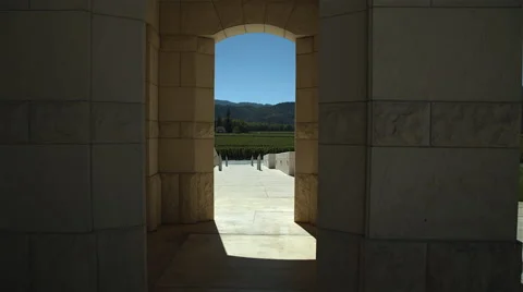 Napa valley winery Stock Footage 45252278