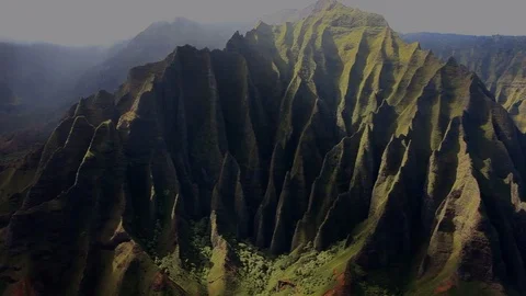 Napali Coast Cathedral Stock-Footage 104268377