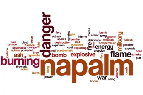 Napalm word cloud イラスト素材