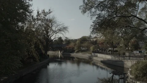 Naperville Riverwalk Stock Footage 93707868