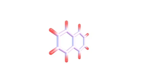 Naphtalene molecule rotating video full HD Stock Footage 149020764