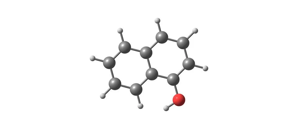 Naphthol structure isolated on white background Stock Illustration