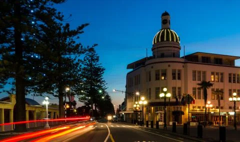 Napier at Dusk Stock Photos