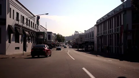 Napier High Street Stock Footage 132780930