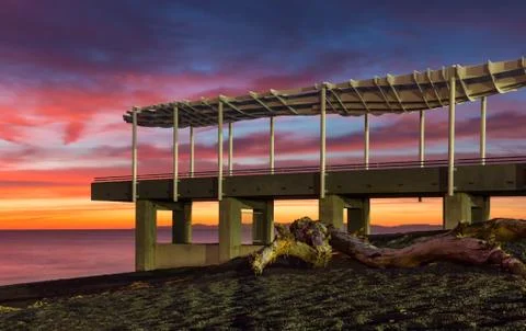 Napier Viewing Platform Dawn Stock Photos