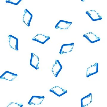 Napkin for dancer isometric icon seamless pattern Stockillustratie