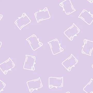 Napkin for dancer line vector seamless pattern 스톡 일러스트
