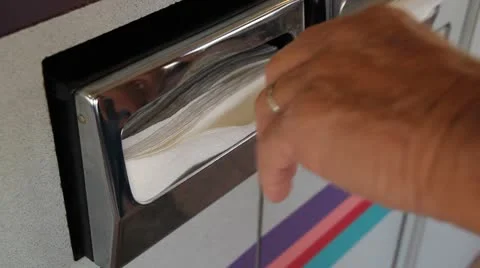 Napkin holder Stock Footage 8910152