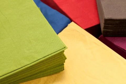 Napkin paper Stock Photos