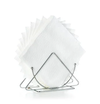 Napkins in a stand Stock Photos