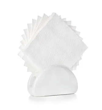 Napkins in a stand Stock Photos