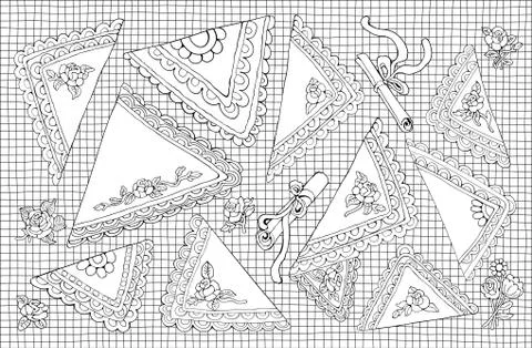 Napkins vector illustration set Stockillustratie