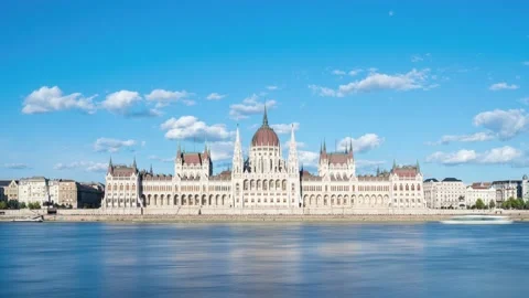 Naplemente A Parlamenttel 8K Stock Footage 201390707