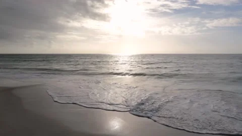 Naples Beach at sunset Stock Footage 146046095