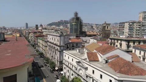 Naples city view from skyscraper Stock Footage 167269912
