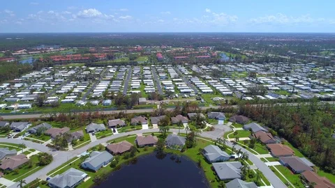 Naples Florida aftermath Hurricane Irma ... | Stock Video | Pond5