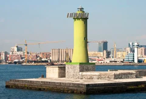 Naples lighthouse Stock Photos
