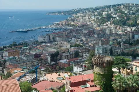 Naples, panorama  Stock Photos