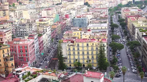 Naples, panoramic view Vidéo 307873333