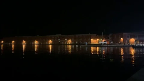 Naples port Vídeo Stock 114395082