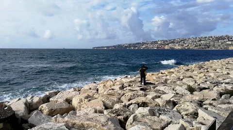 Naples slow motion Stock Footage 86843902