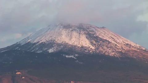 Naples, view of Vesuvius Stock Footage 78678657