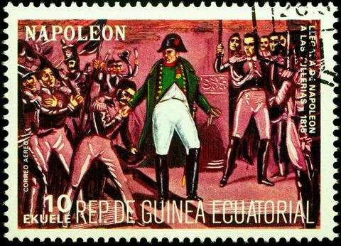 Napoleon, arrival at the Tuileries Stock Photos