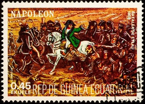 Napoleon, battle of Eylau Stock Photos