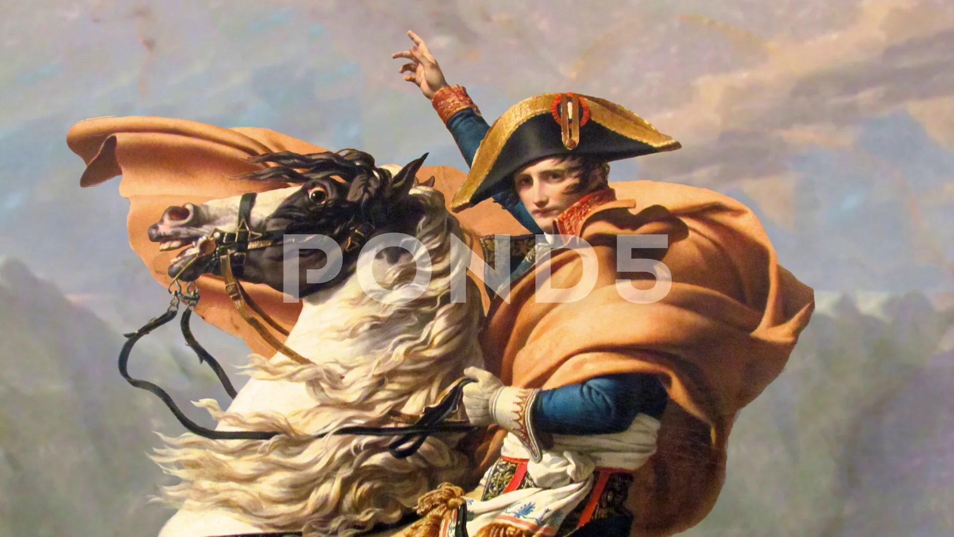 Napoleon Bonaparte on a Horse HD | Stock Video | Pond5