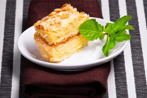 Napoleon cake 写真素材