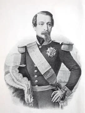 Napoleon III born Charles Louis Napoleon Bonaparte 20 April 1808 9 January Stock Illustration