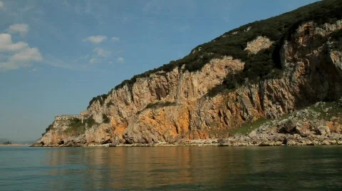 Napoleonic Fort on the cliffs 動画素材 794091