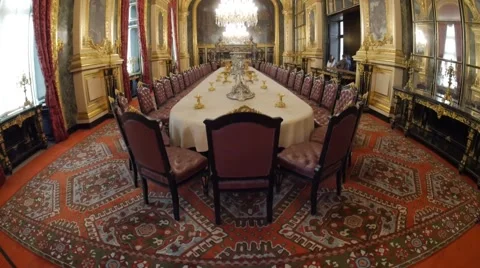 Napoleon's Dining Room Video stock 56735682