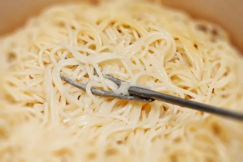 Napolitan spaghetti Stock Photos