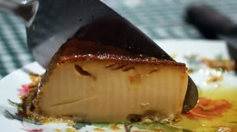 Napolitano flan 스톡 동영상 24848432