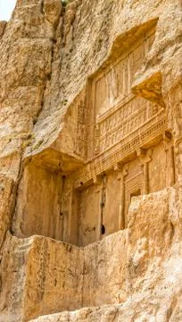 Naqsh-e Rustam Darius I tomb Stock Photos