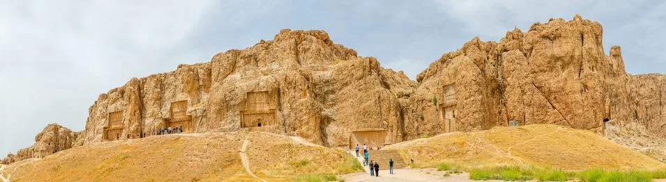 Naqsh-e Rustam Panoramic view Foto stock