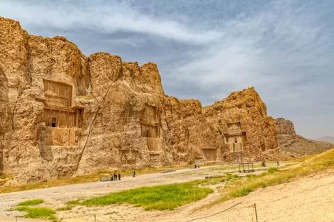 Naqsh-e Rustam Panoramic view Stock-Fotos