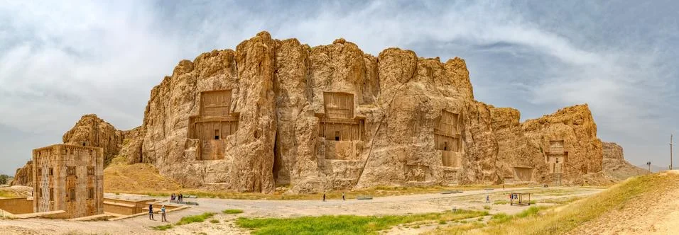 Naqsh-e Rustam Panoramic view Stock-Fotos