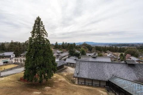 Nara Panoramic View Stock Photos