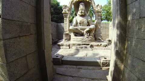 Narasimha monument Vídeo Stock 46916863