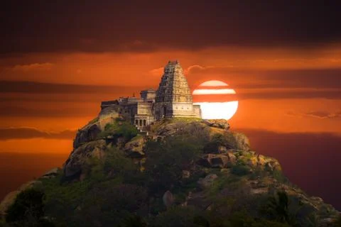Narasimha Temple, Melkote Stock Photos
