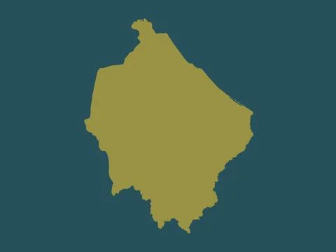 Narathiwat, Thailand. Solid color shape 库存插图