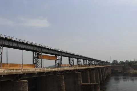 Narbha Dam gate, Jmashedpur Foto stock