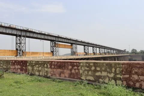 Narbha Dam gate, Jmashedpur Stock Photos