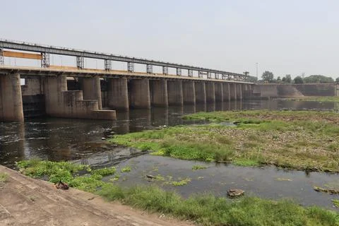 Narbha Dam gate, Jmashedpur Stock Photos