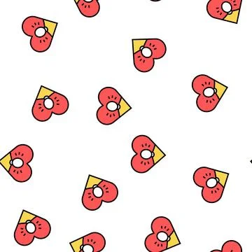 Narcissism psychological problems vector seamless pattern 스톡 일러스트